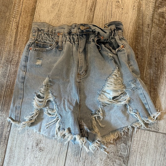 Fashion Nova Pants - High waisted denim shorts